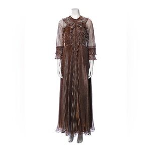 Designer Self Portrait Metallic Dress UK 10, US 6